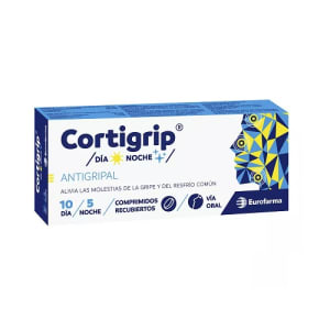 Cortigrip Dia y Noche 15 Comprimidos